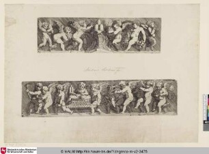[Zwei Reliefs mit Amoretten]