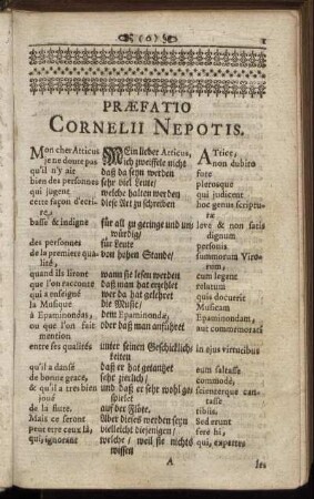 Præfatio Cornelii Nepotis.