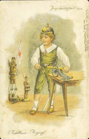 Jung Deutschland 1914 - Artillerie-Angriff