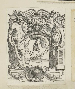 Druckermarke der Officina Plantiniana, aus: Rembert Dodoens, "Cruydt-Boeck", Antwerpen 1644