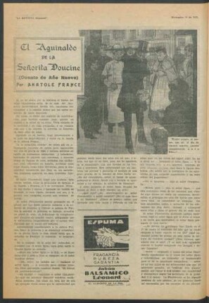 El aguinaldo de la Señorita Doucine - (cuento de Año Nuevo)