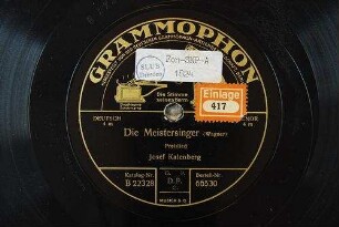 Die Meistersinger : Preislied / (Wagner)
