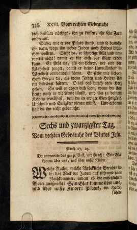 336-347, Da antwortete das ganze Volk, und ...