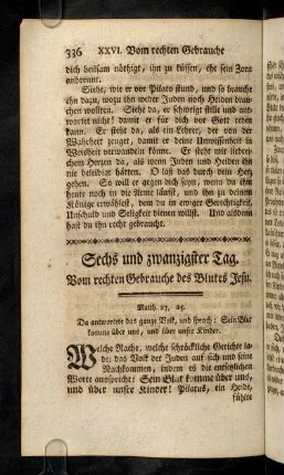 336-347, Da antwortete das ganze Volk, und ...