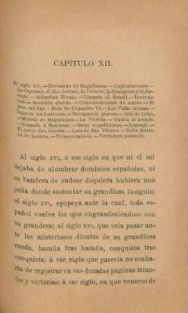 Capítulo XII. El siglo XVI. - ...