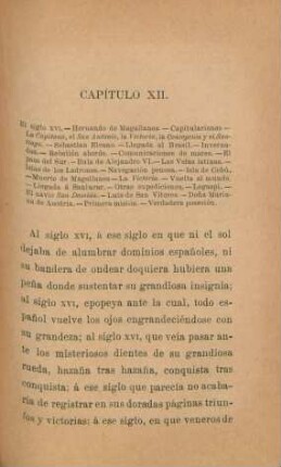Capítulo XII. El siglo XVI. - ...