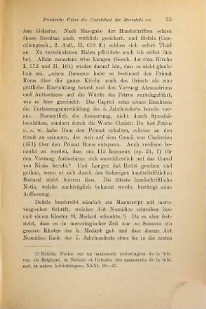 Ueber die Unächtheit der Decretale de recipiendis et non recipiendis libris des P. Gelasius I.