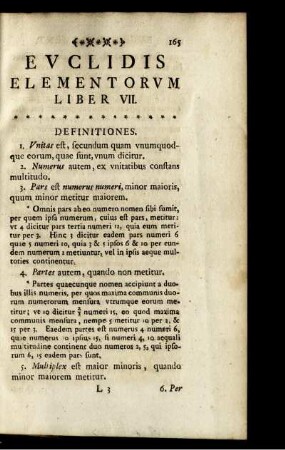 Elementorum Euclidis Liber VII.