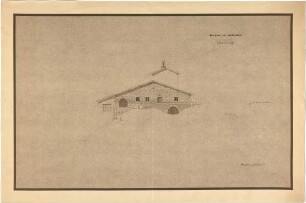 Fick, Roderich; Berchtesgaden - Kehlstein; Teehaus am Kehlstein - Ostseite (Ansicht)