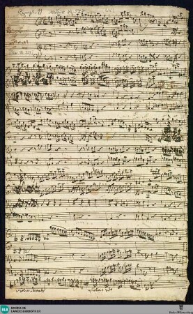 Symphonies - Mus. Hs. 527 : orch, cemb; F; BrinzingMWV 7.78