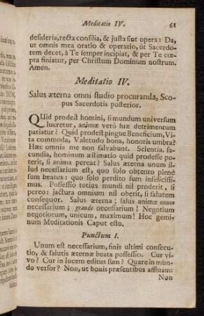 61-67, Meditatio IV