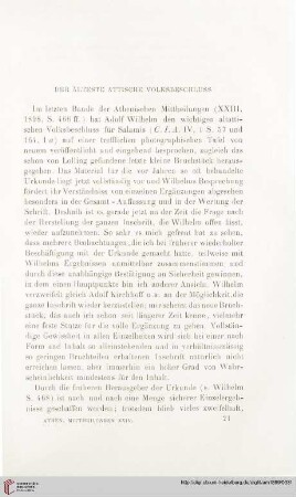 24: Der älteste attische Volksbeschluss