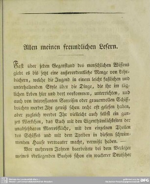 Allen meinen freundlichen Lesern