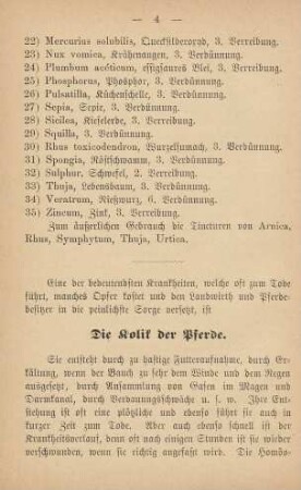 [1.] Die Kolik der Pferde