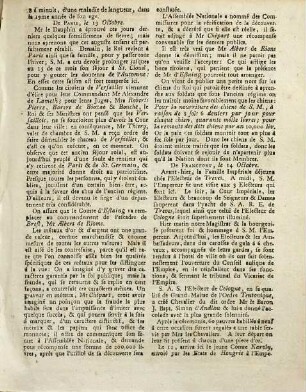 Gazette de Cologne. 1790, 86 = 18 Octobre
