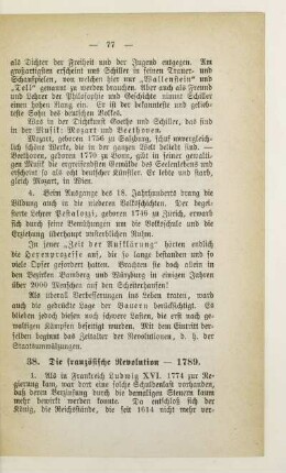 38. Die französische Revolution. 1789
