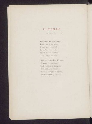 Il tempo