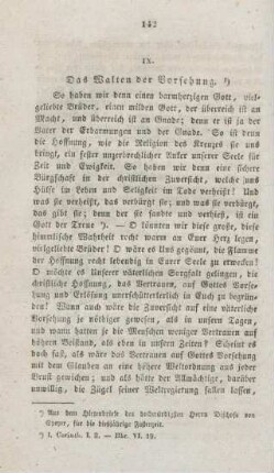 142-149 Das Walten der Vorsehung