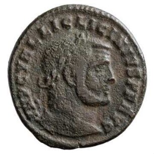 Münze, Follis, 310 - 311 n. Chr.