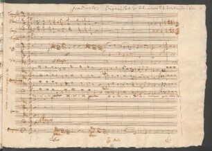 Venite gentes; Coro (2), orch, org; C-Dur