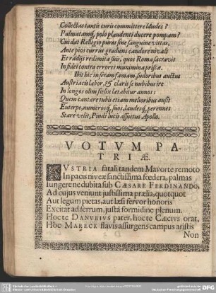 Votum Patriae