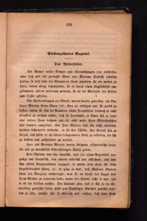 Siebenzehntes Kapitel. Das Wiederfinden.