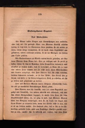Siebenzehntes Kapitel. Das Wiederfinden.