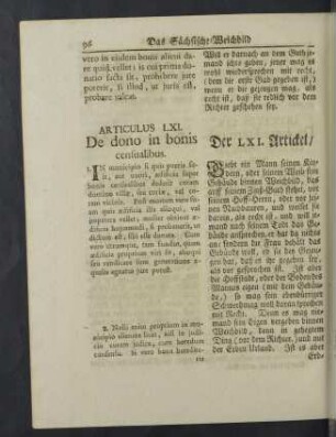 Articulus LXI. - LXX.