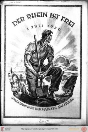 Mainzer Anzeiger, Sonderausgabe vom 1.07.1930