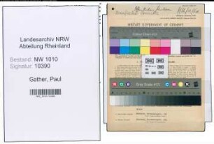 Entnazifizierung Paul Gather , geb. 17.03.1890 ()