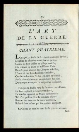 Chant Quatrieme.