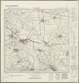 Meßtischblatt 3833 : Seehausen (Kr. Wanzleben), 1936 : Seehausen (Kr. Wanzleben). - Hrsg. 1902, bericht. 1927, einz. Nachtr. 1936. - 1:25000. - [Berlin]: Reichsamt für Landesaufnahme, 1936. - 1 Kt.