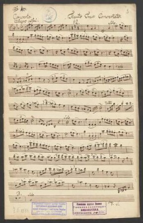 Flauto traverso concertato