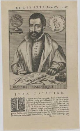 Bildnis des Ioannes Taisnerius