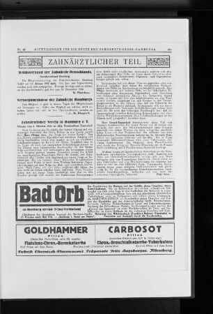 Zahnärztlicher Verein in Hamburg e.V.