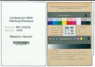 Entnazifizierung Heinrich Maiworm , geb. 28.08.1916 (Lehrer)