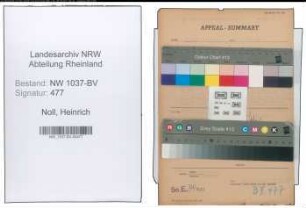 Entnazifizierung Heinrich Noll , geb. 17.11.1900 (Tabakhaendler)