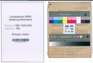 Entnazifizierung Anton Schulze , geb. 17.04.1912 (Bergmann)
