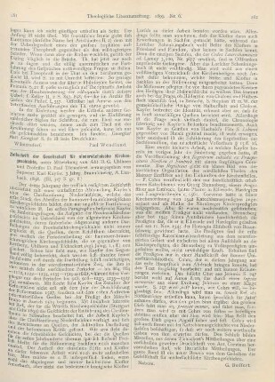 181-182 [Rezension] Kayser, Karl (Hrsg.), Zeitschrift der Gesellschaft für niedersächsische Kirchengeschichte. 3. Jahrg