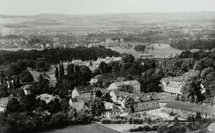 Pillnitz (Dresden-Pillnitz). Stadtteilansicht. Blick nach Südwest