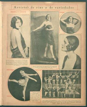 Artistas de cine y de variedades [Fotografías]