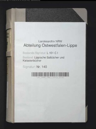 Salbuch der ehem. Vogtei Heiden von 1855, Bd. 3 (Duplikat)