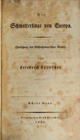 Die Schmetterlinge von Europa, 8. Wickler
