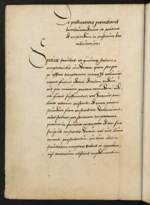 De publicatione promotionis baccalaureandorum, et petitione ad recipiendum in consortum baccalaureorum.