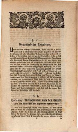 Patriotische Betrachtungen über das Besteurungsrecht in Reichsstädten