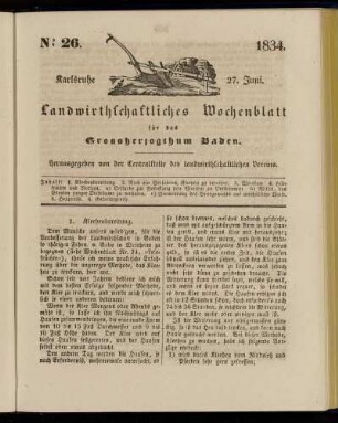 No 26. 27. Juni. 1834