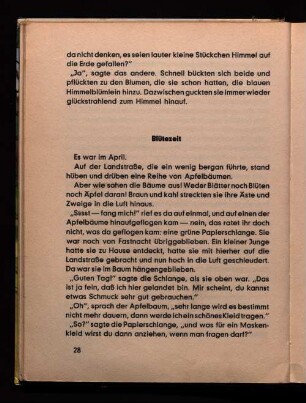 Blütezeit