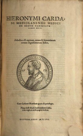De rerum varietate : libri XVII.