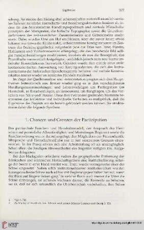 1. Chancen und Grenzen der Partizipation
