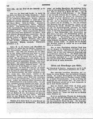 Gebete und Erweckungen zum Gebet : ein Andachtsbuch für Familien / J. B. Engelmann. - Heidelberg : Engelmann, 1825
